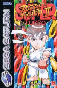 Super Puzzle Fighter II X JP Sega Saturn JP box art